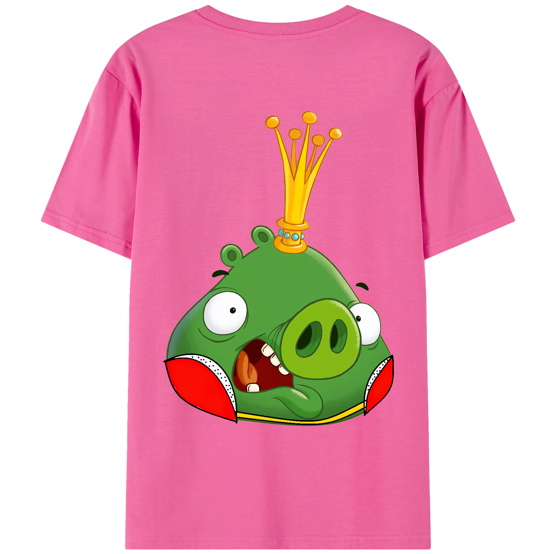 （画像用） Angry Birds アングリーバード レディース半袖Tシャツ(バックプリント)